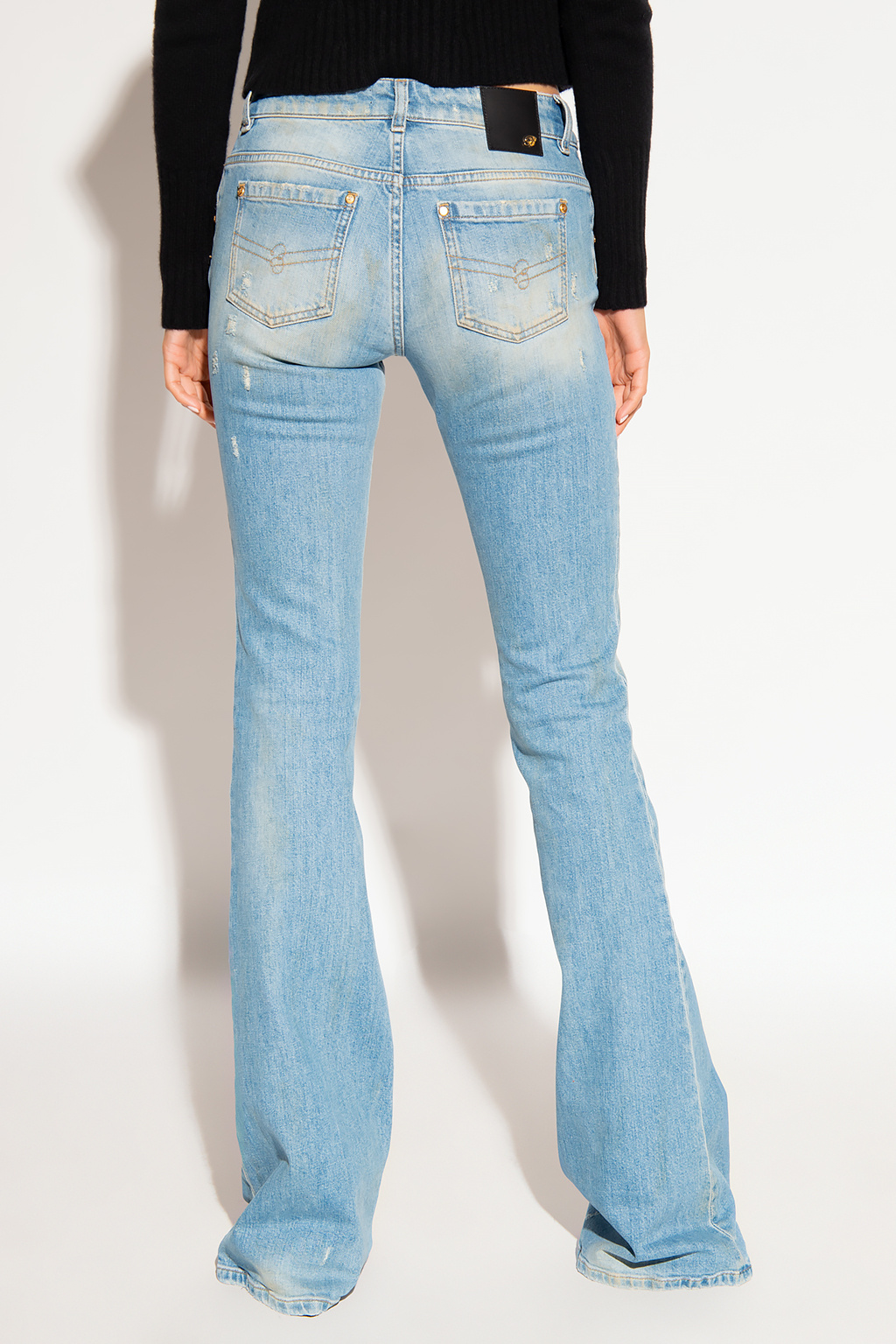 rise jeans Blumarine - Blue Low - SchaferandweinerShops